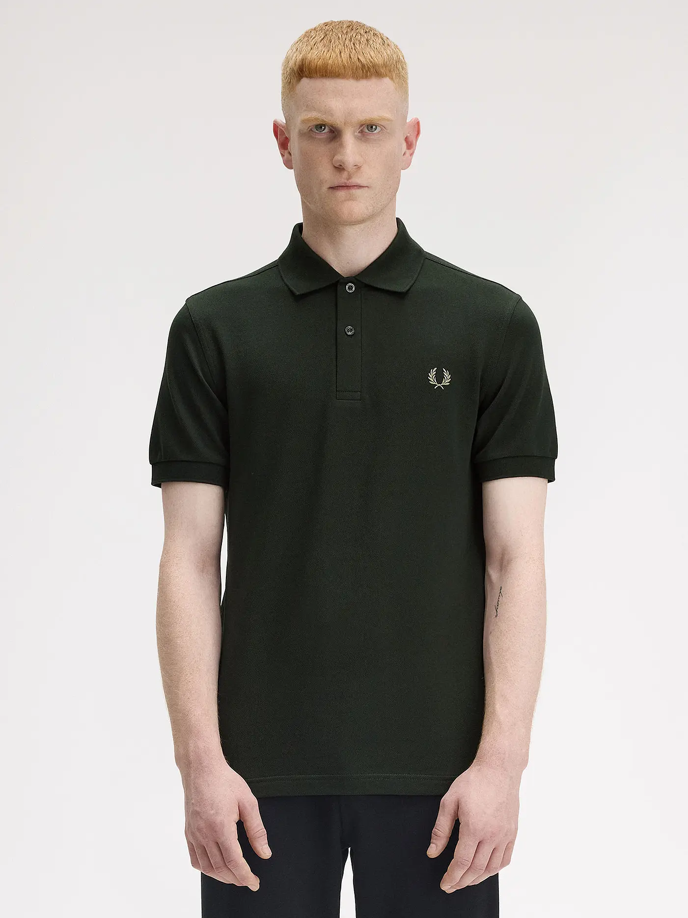 FRED PERRY | Poloshirt Slim Fit | dunkelgrün